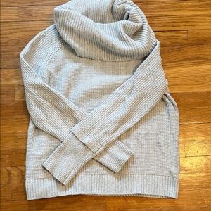 Market & Spruce Light Gray Cowl Neck Sweater - Stitch fix